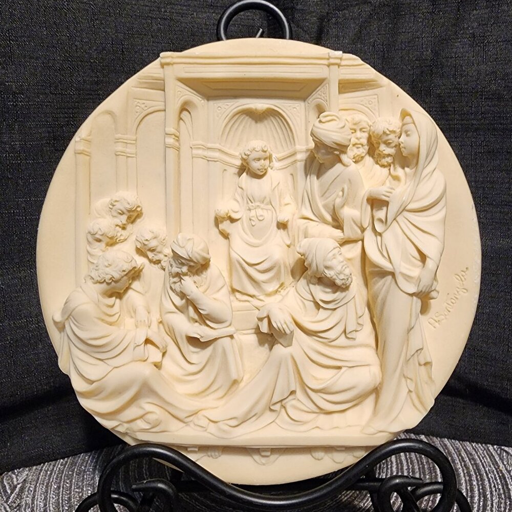 Christ Among The Doctors - Collectable Plate - Studio Dante di Volteradici